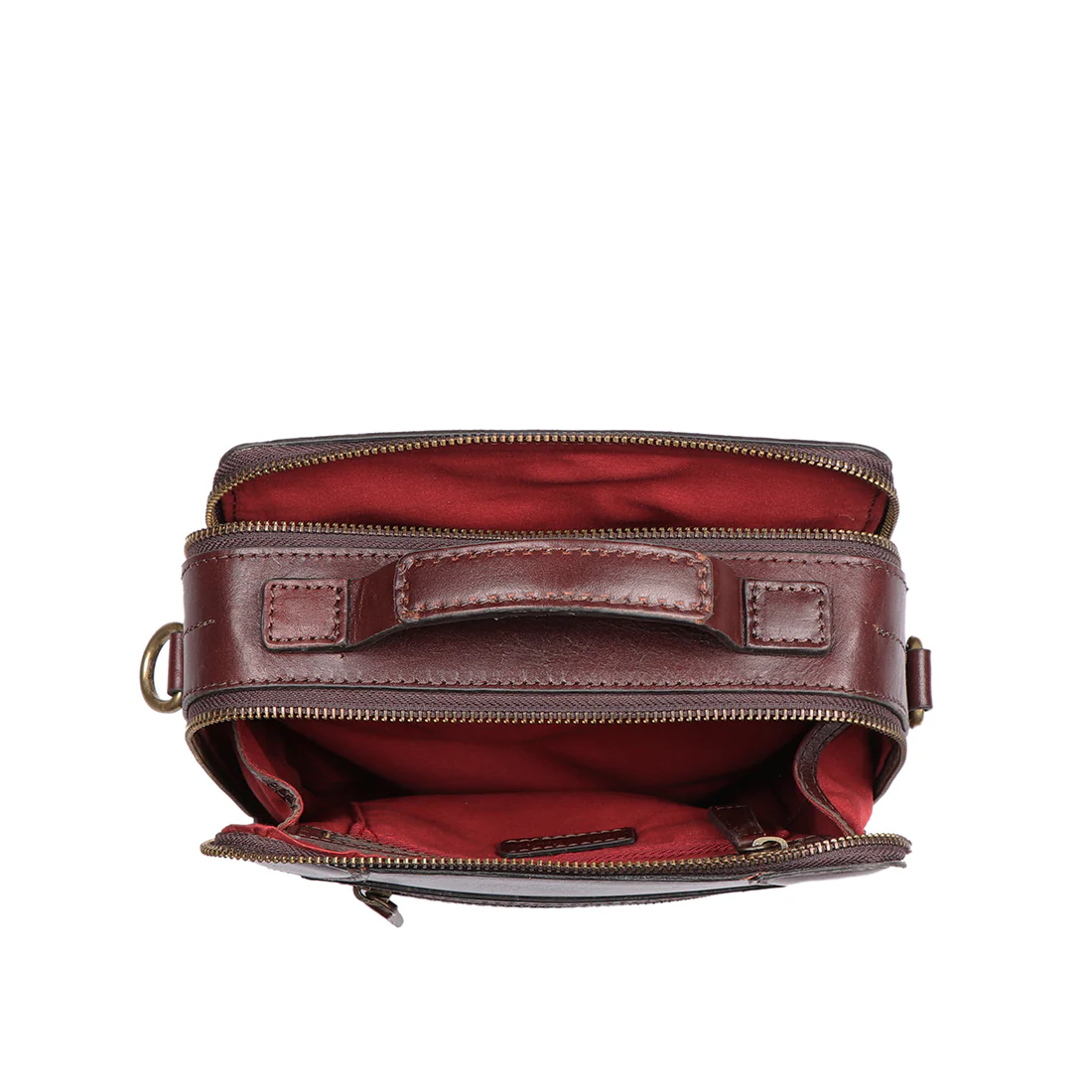 Protect 02 Brown Leather  Crossbody - Image 4