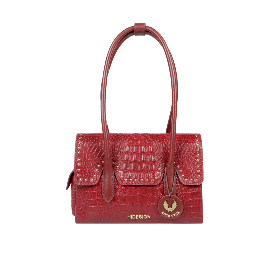 Punk 02 Marsala Leather Shoulder Bag - Image 2