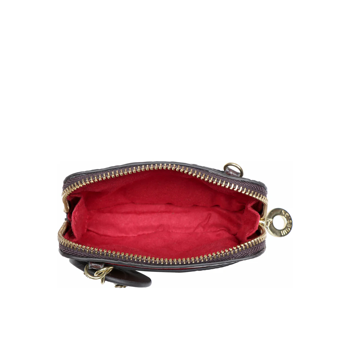 Punk W2 Brown Leather Micro Bag - Image 6