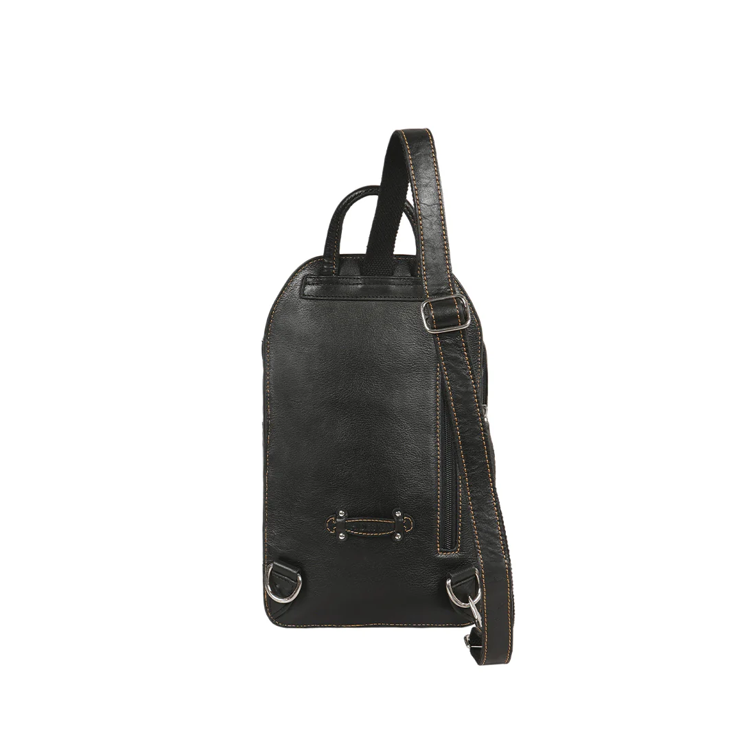 Rambler 02 Black Leather Crossbody - Image 4