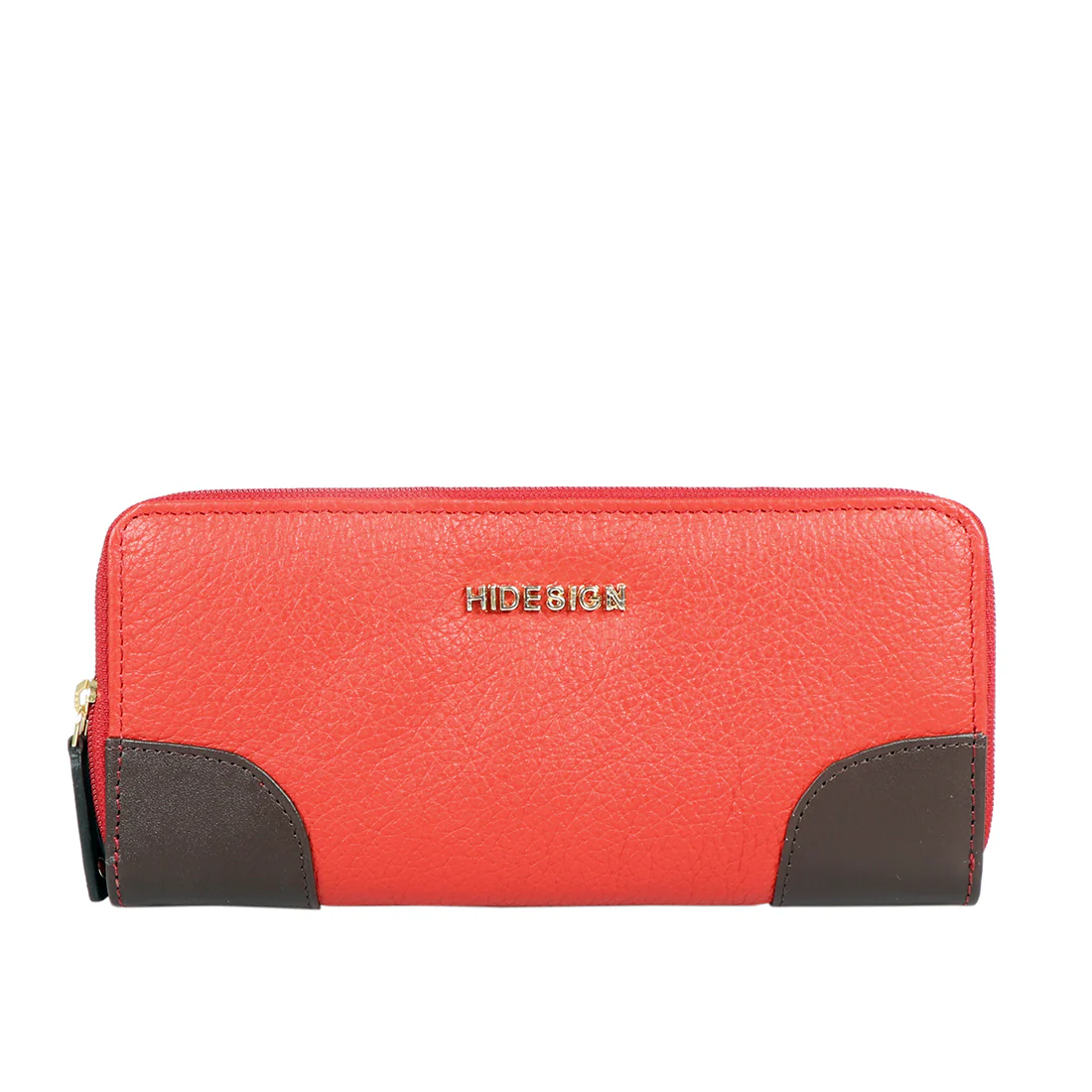 Redwood W2 Red Leather Double Zip Around Wallet - Image 2