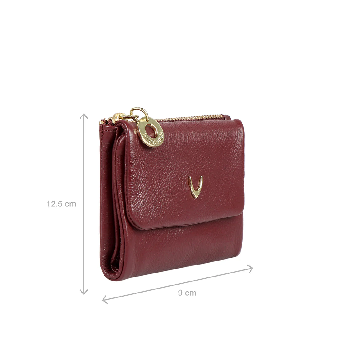 Rennes Marsala Leather Trifold Wallet - Image 3