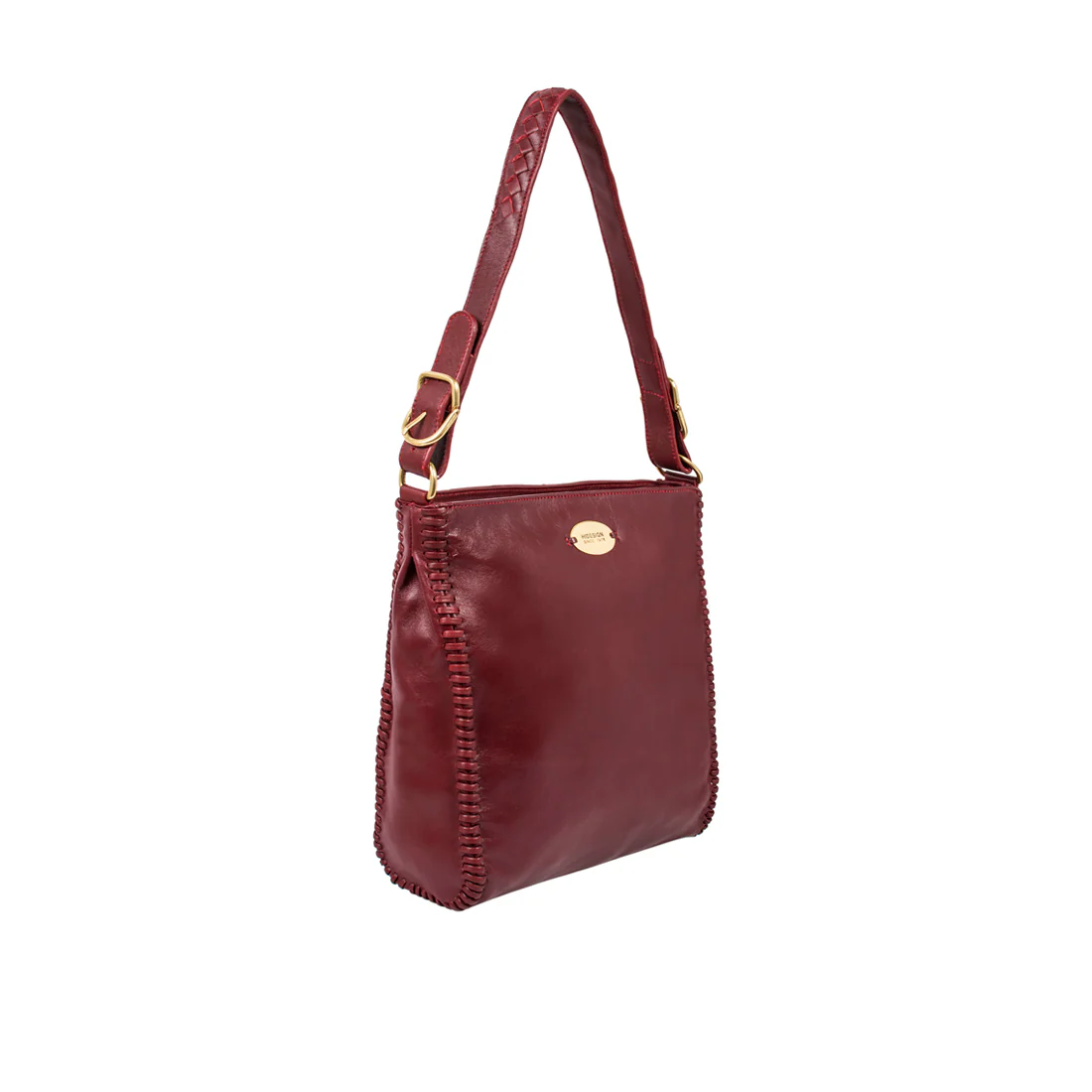 Rhubarb 01 Marsala Leather Shoulder Bag - Image 2
