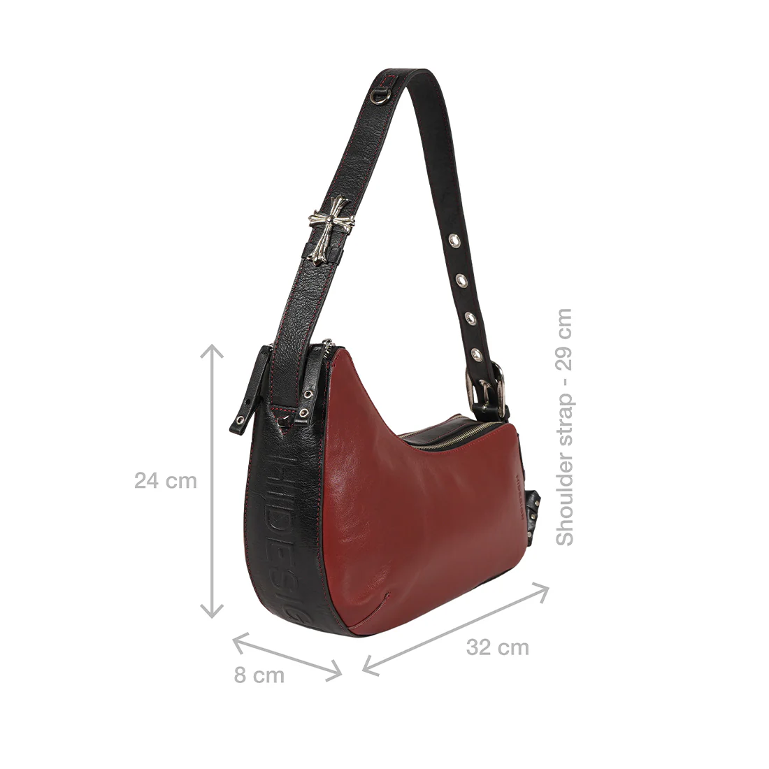 Rin Rin - 02 Red Leather Shoulder Bag - Image 4
