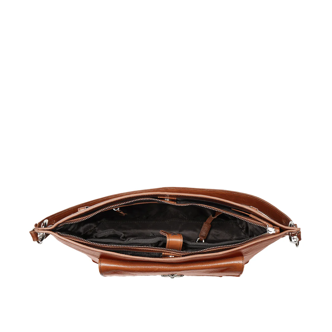 Rin Rin - 03 Brown Leather Tote Bag - Image 6