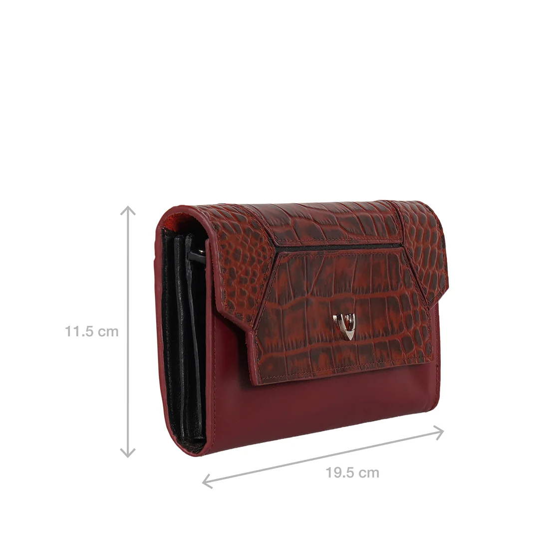 Rin Rin W2 Red Leather Bi-Fold Wallet - Image 3