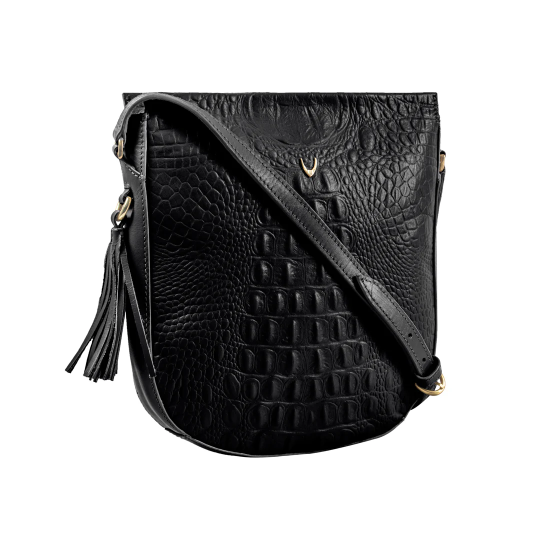 Rive Gauche 03 Black Leather Crossbody - Image 2
