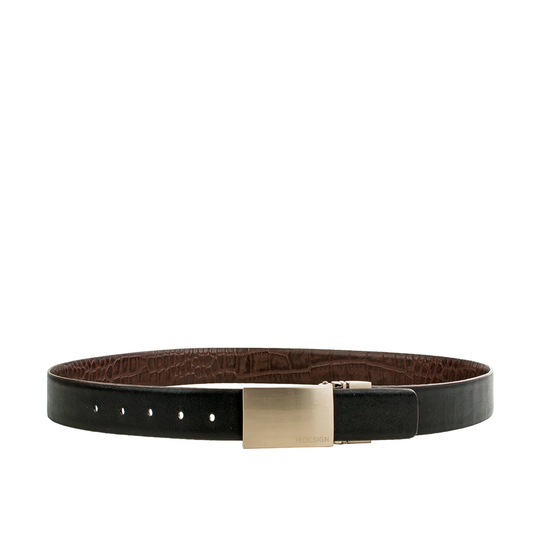 Robert 01 Men's Black Reversible Leather Belt