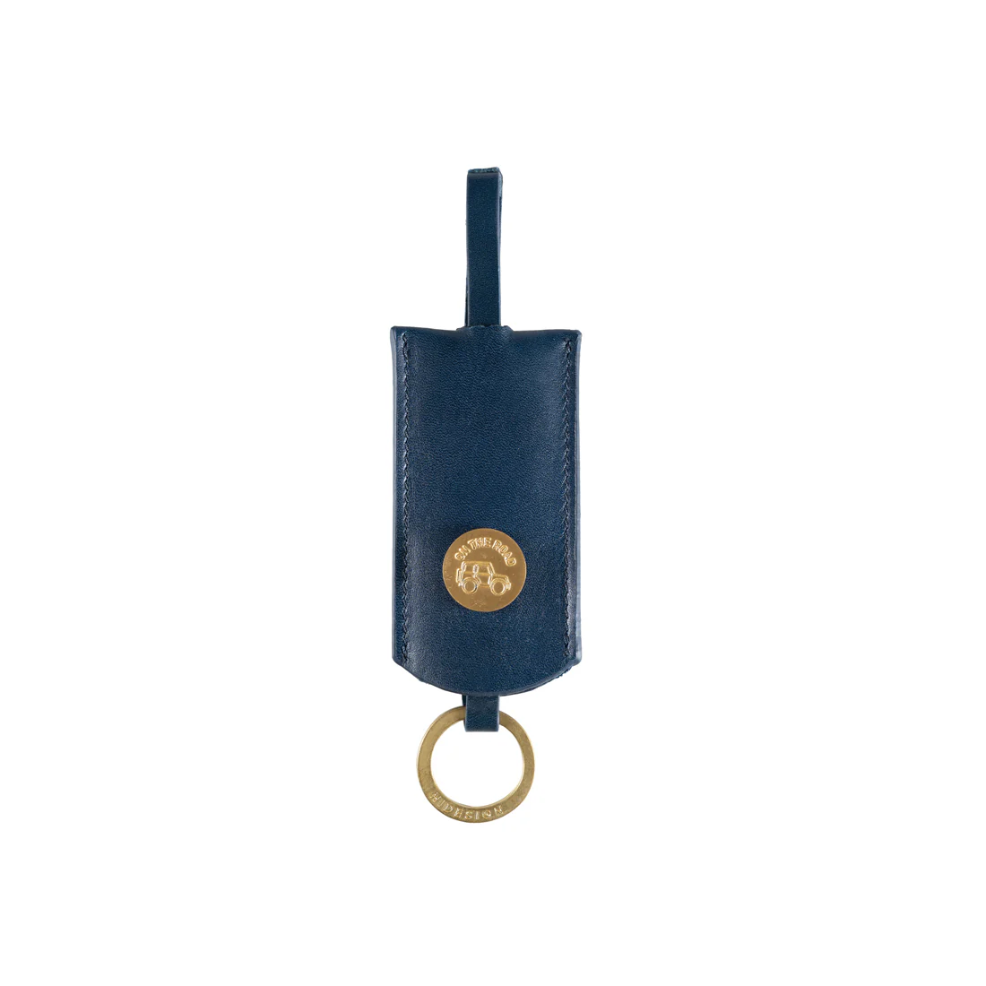Rodos 01 Blue Leather Shoulder Bag - Image 7