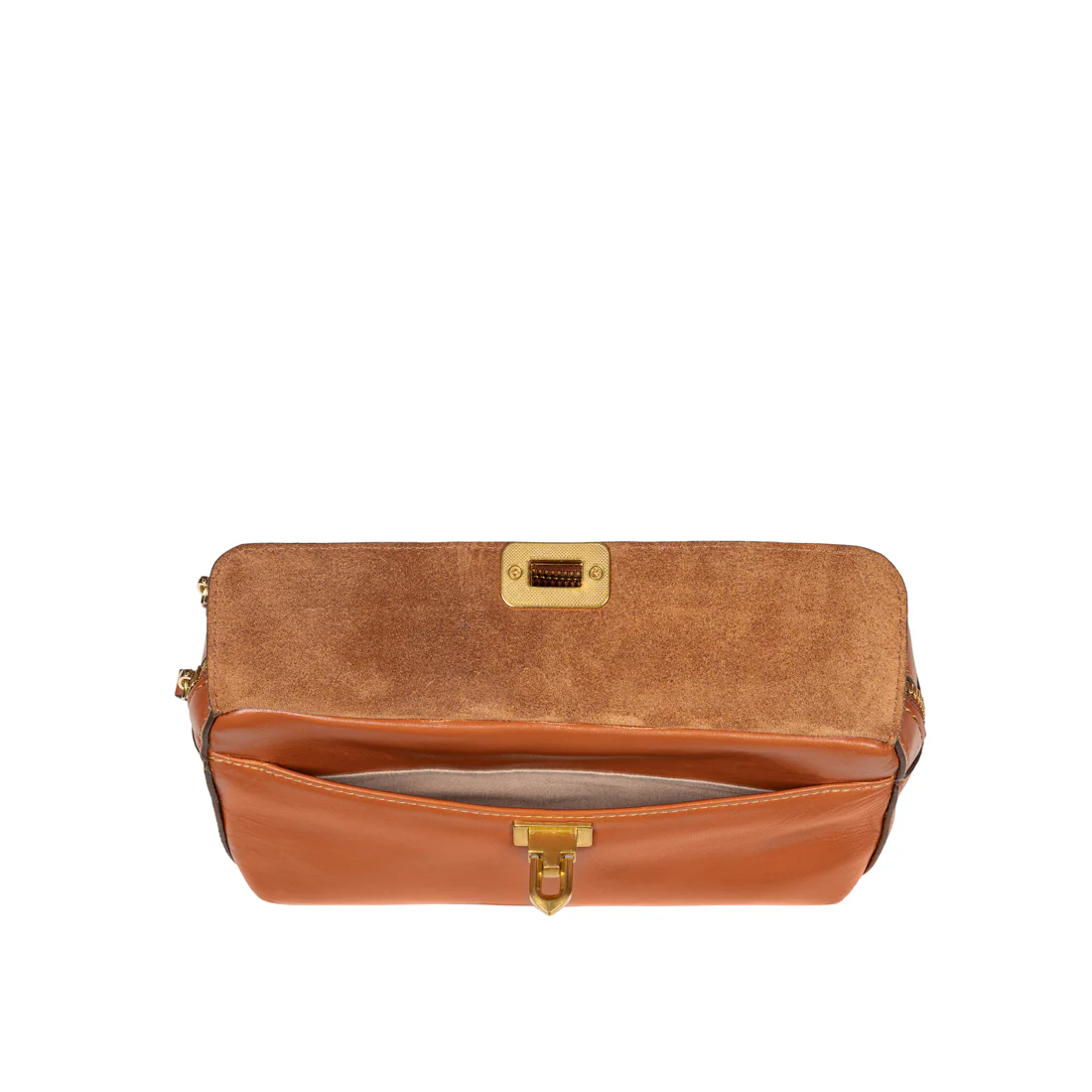 Rodos 02 Orange Leather Tote Bag - Image 10