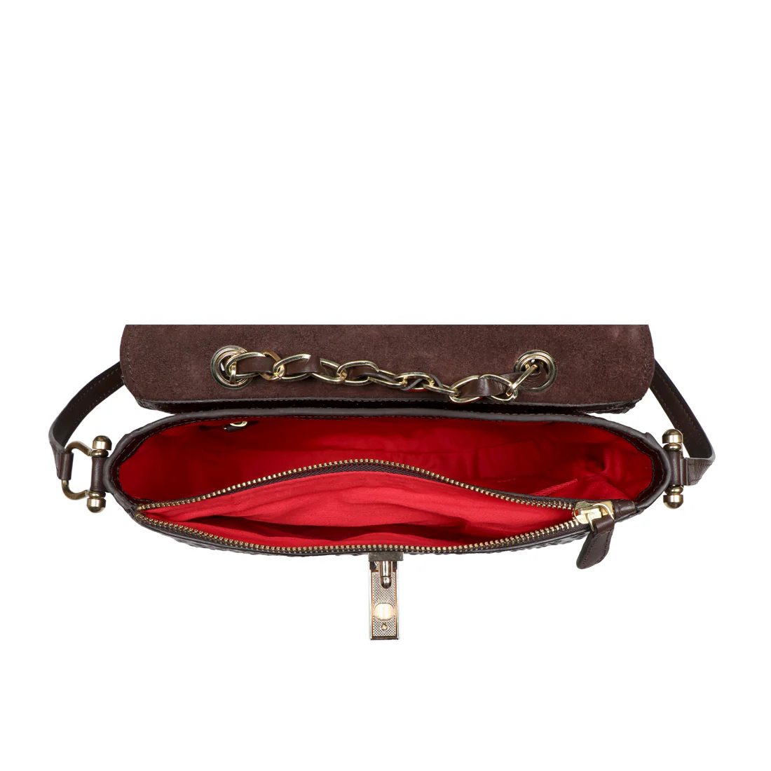 Romance 01 Brown Leather Satchel - Image 6