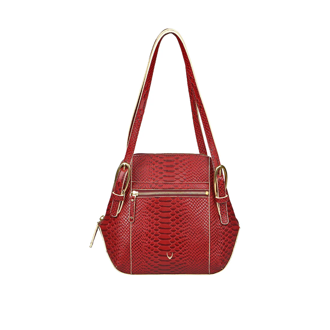 Rosa 02 Red Leather Shoulder Bag - Image 2