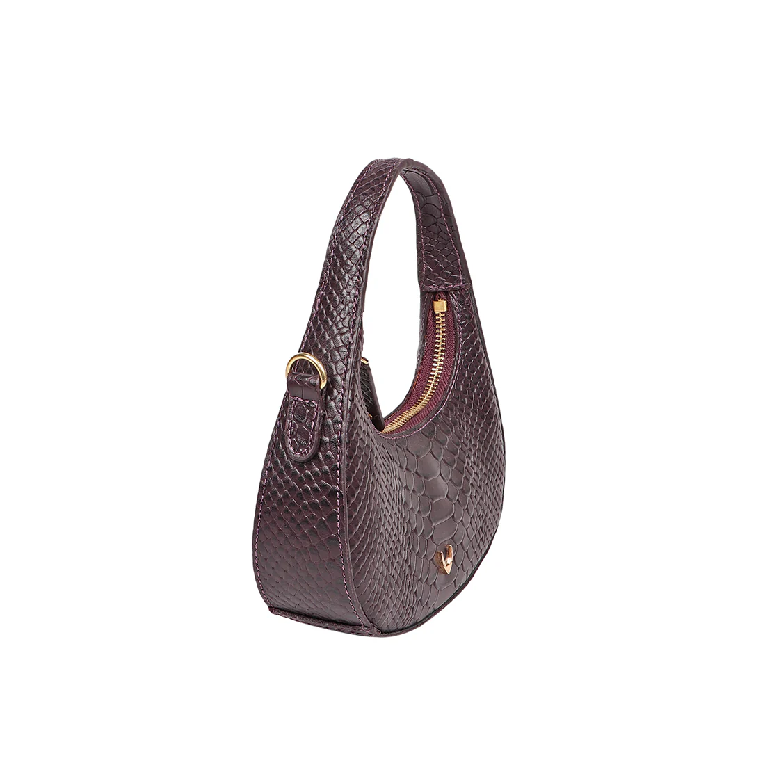 Rosario 02 Violet Leather Crossbody - Image 3