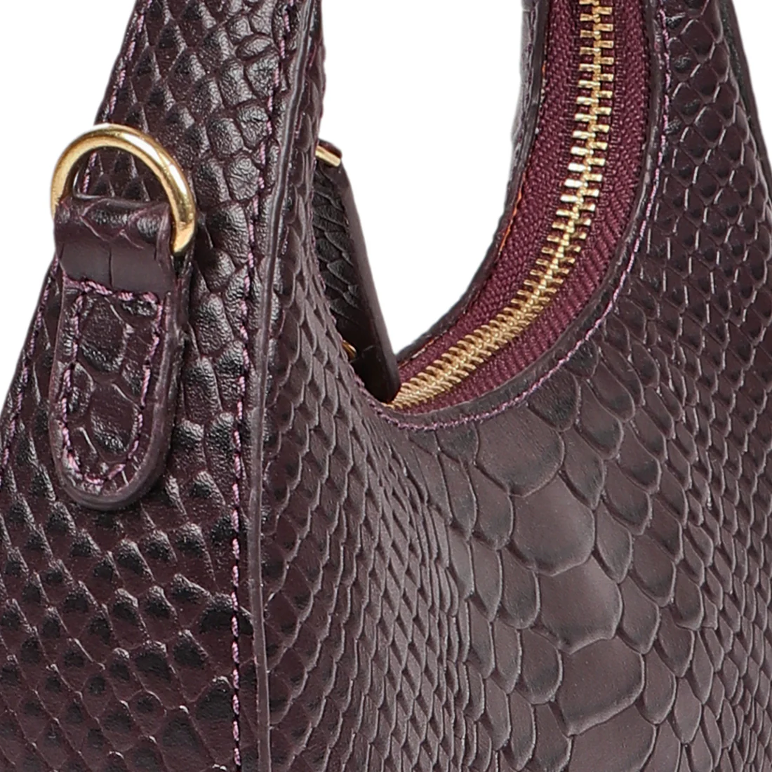 Rosario 02 Violet Leather Crossbody - Image 5