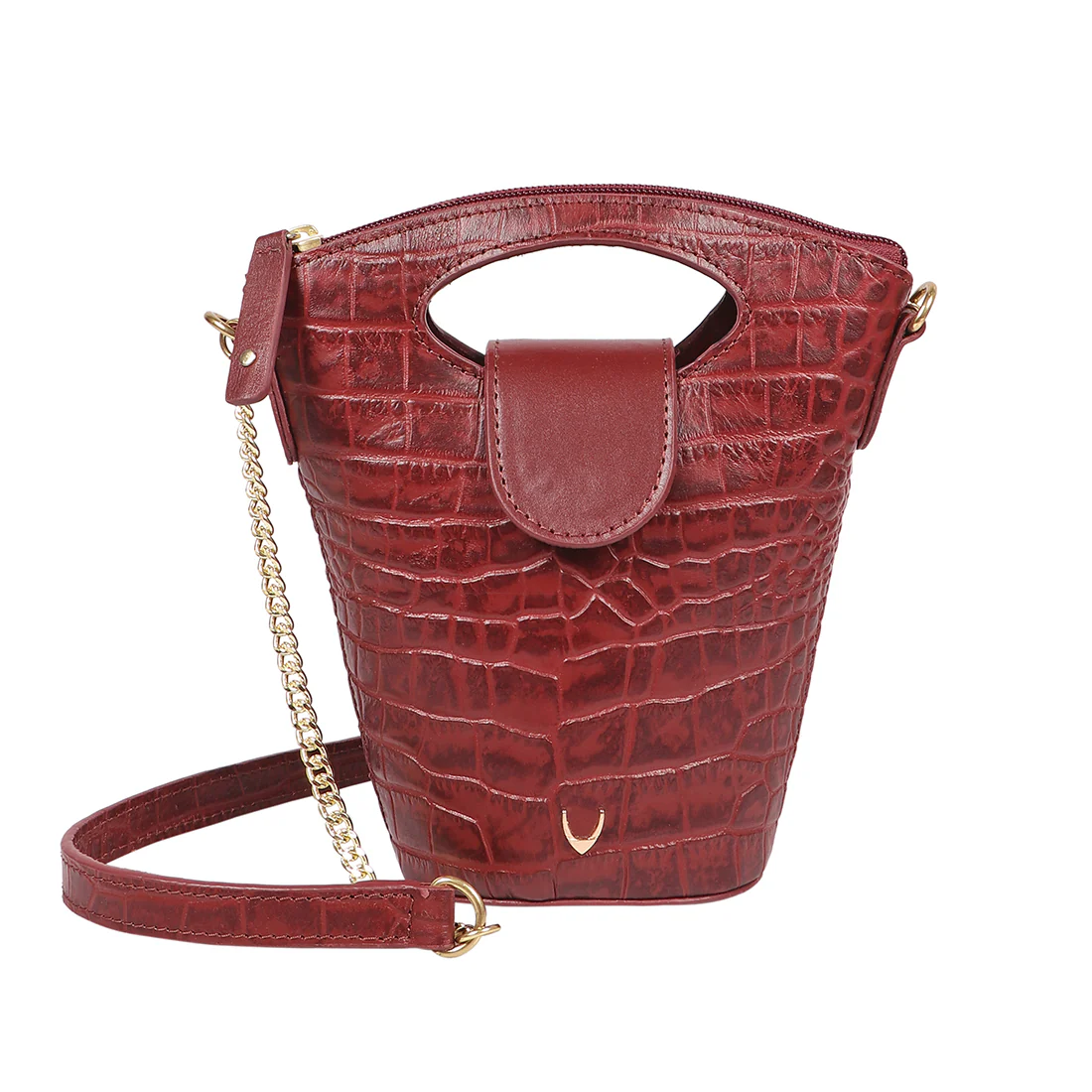 Rosario 03 Red Leather Sling Bag