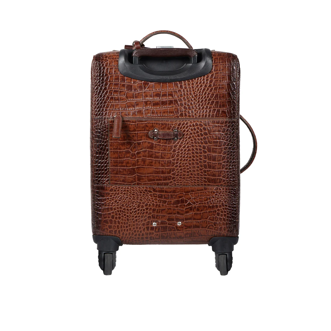 Rover 03 Tan Leather Trolley Bag - Image 5