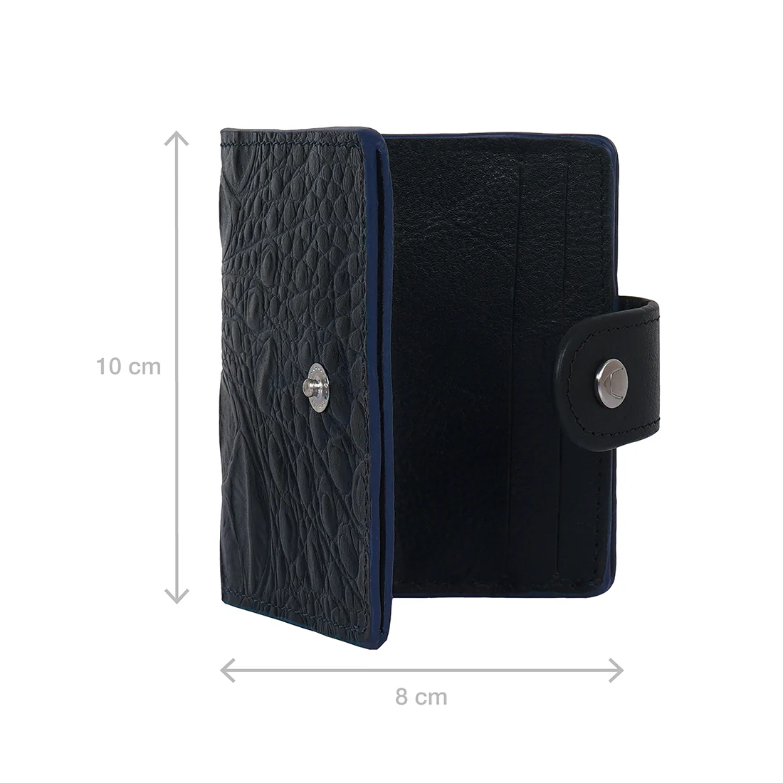 Rover W5 Blue Leather Card Holder - Image 3