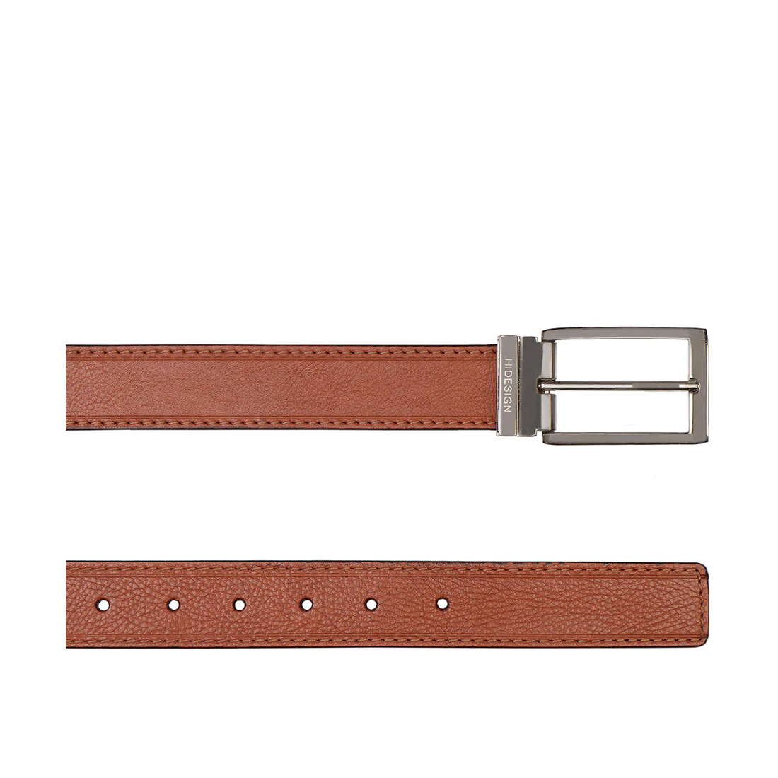 Ryan Men's Tan Reversible Leather Belt - Image 3