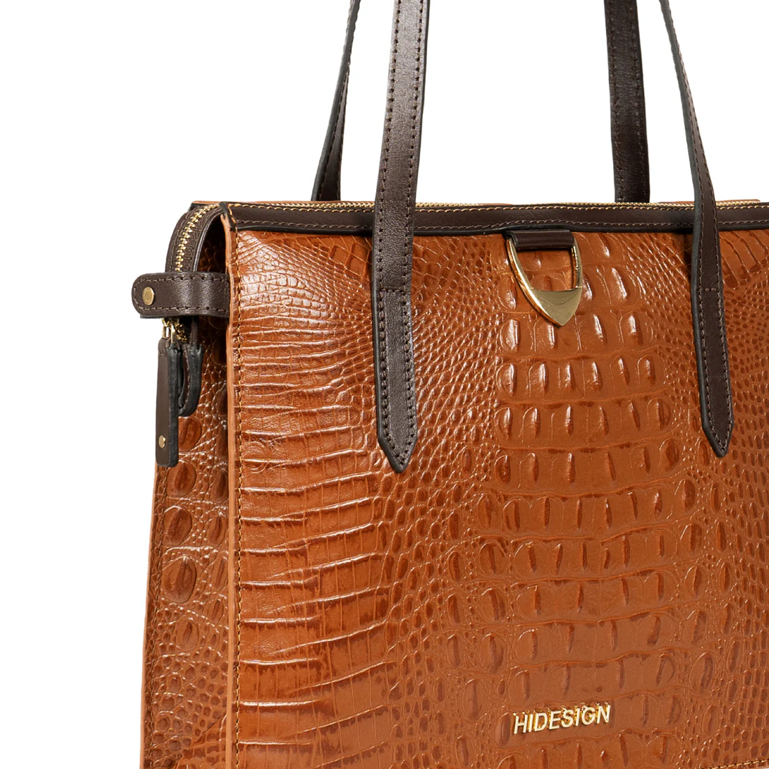 Sabrina 01 Orange Leather Shoulder Bag - Image 6