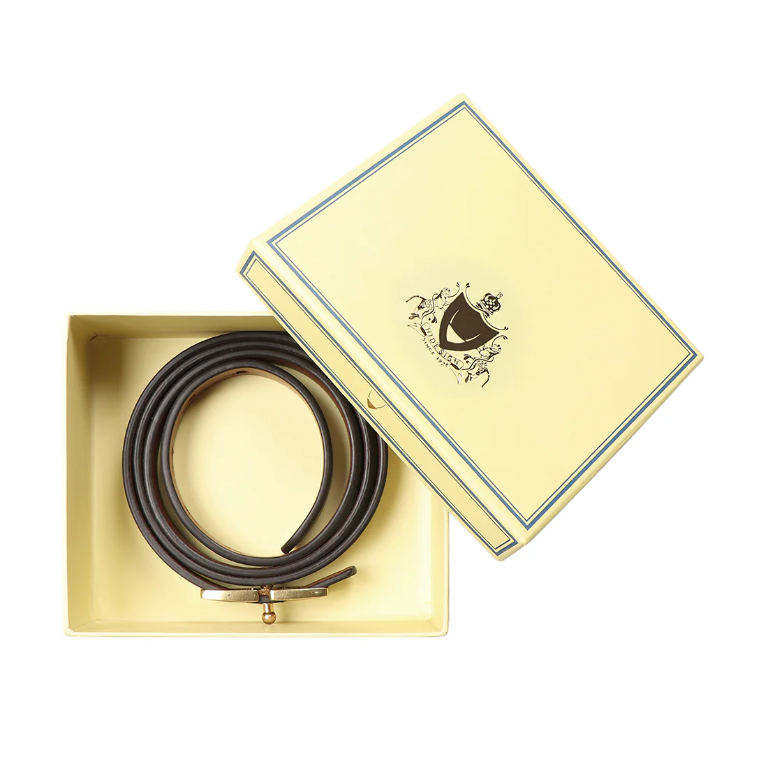 Saki Women's Tan Non Reversible Leather Belt - Image 4
