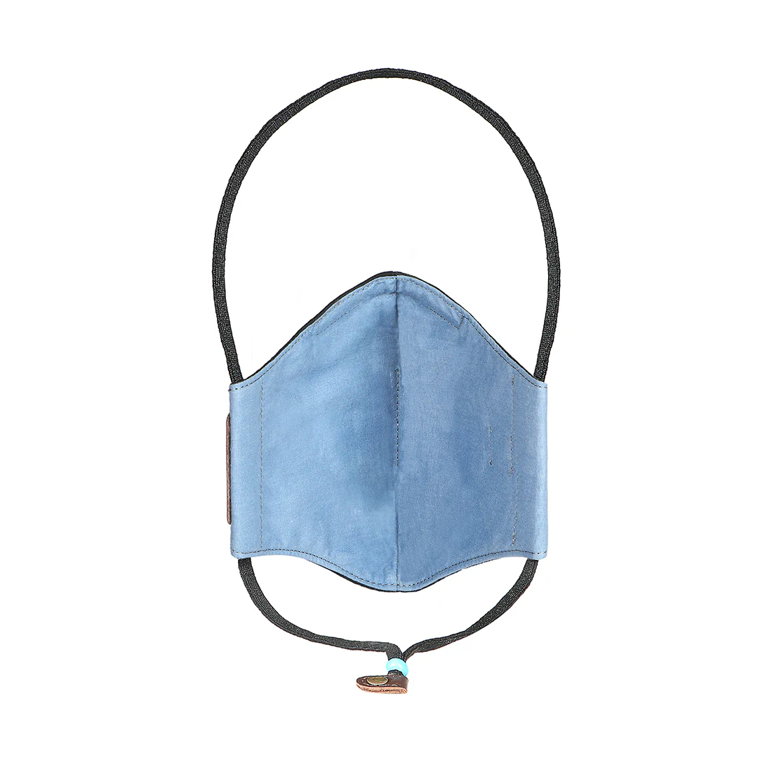 Samurai Combo-Bl Black Leather Face Mask - Image 5