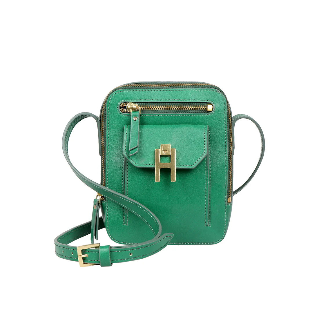 Sangria 02 Green Leather Sling Bag - Image 2