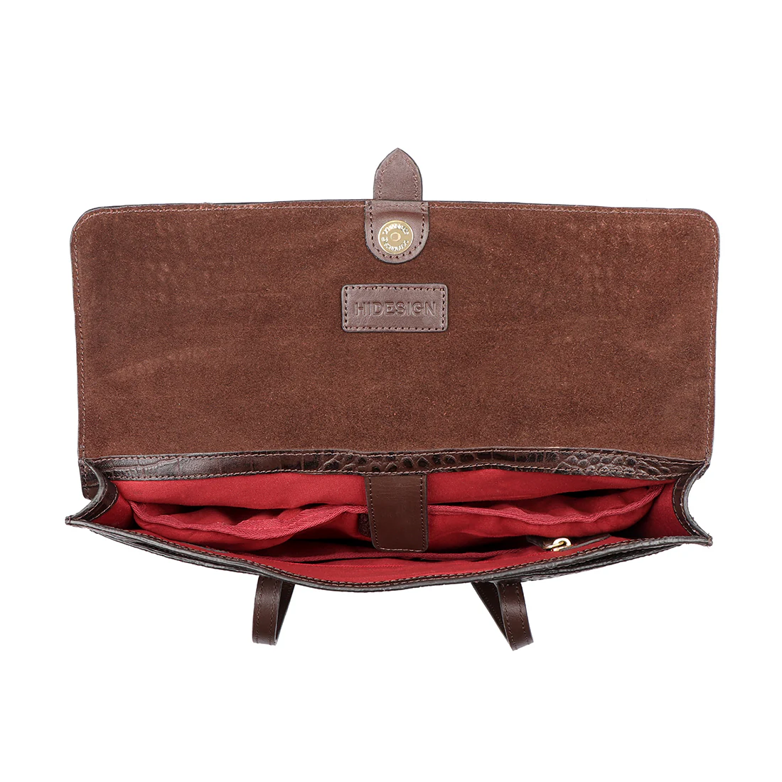 Santiago 06 Brown Leather Shoulder Bag - Image 6