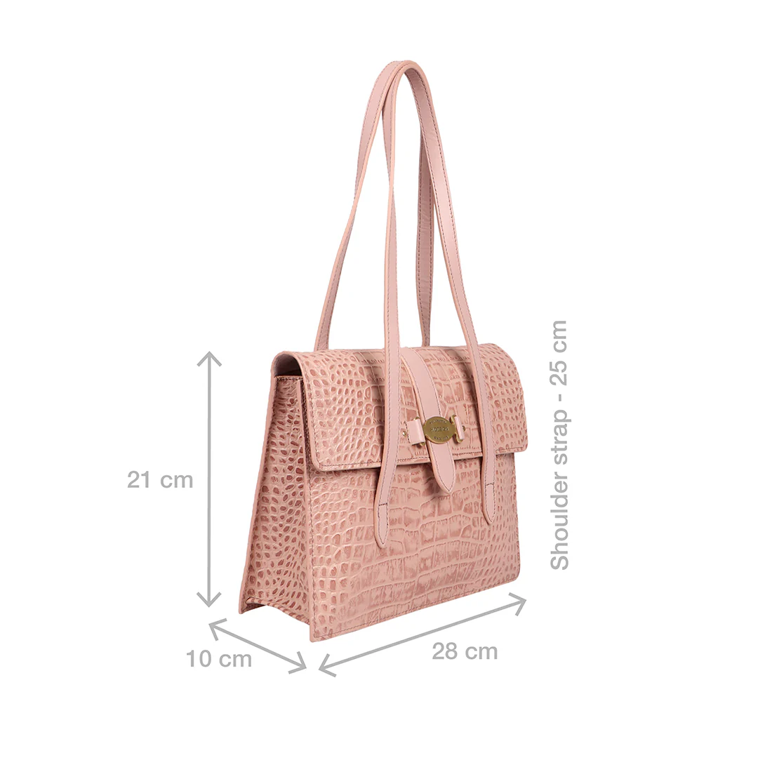 Santiago 08 Pink Leather Shoulder Bag - Image 2