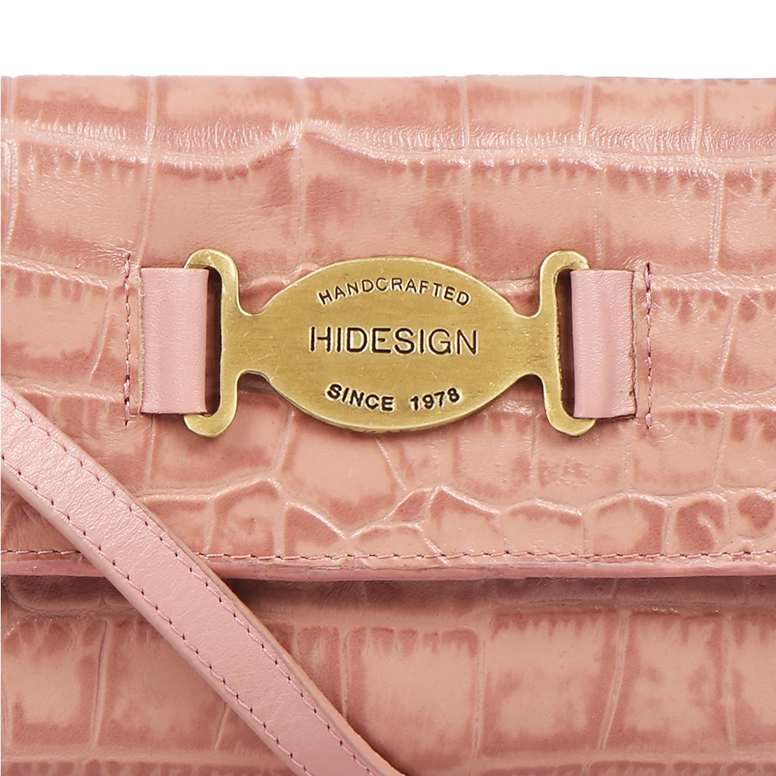 Santiago W2 Pink Leather Sling Wallet - Image 5