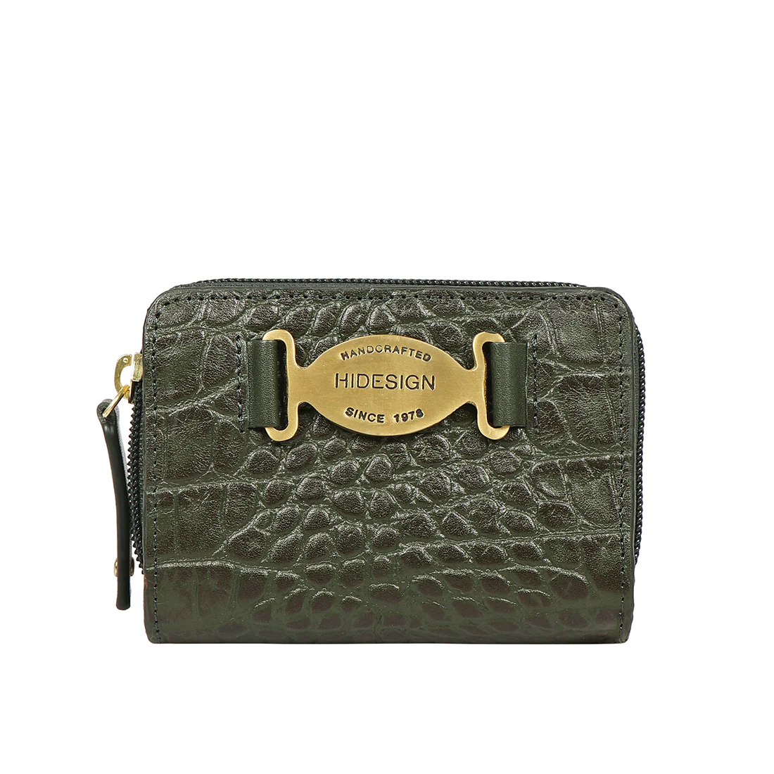 Santiago W3 Green Leather Pocket Wallet - Image 2