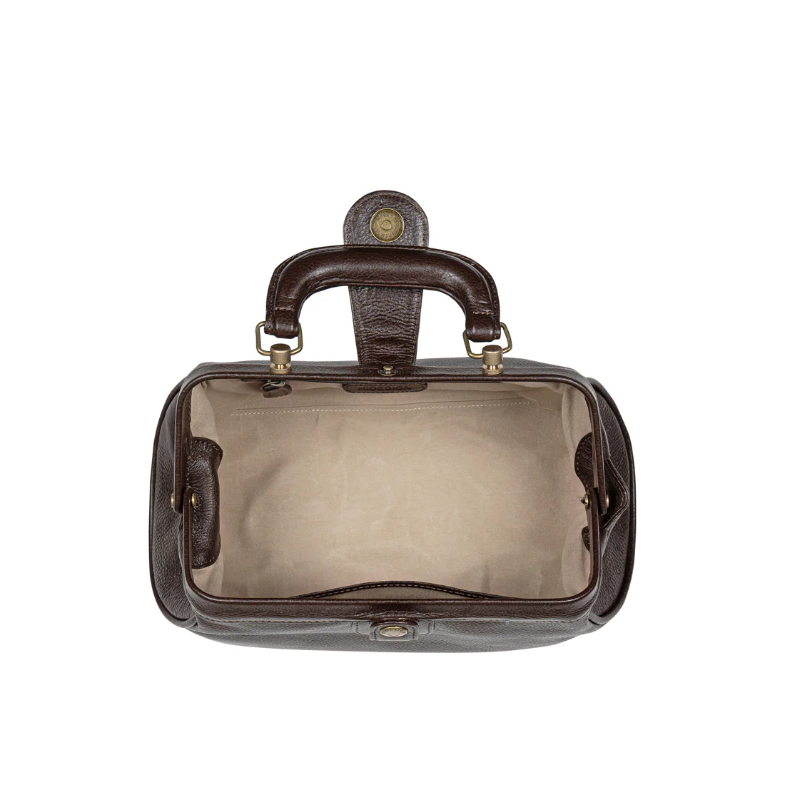 Sasha Brown Leather Satchel - Image 7