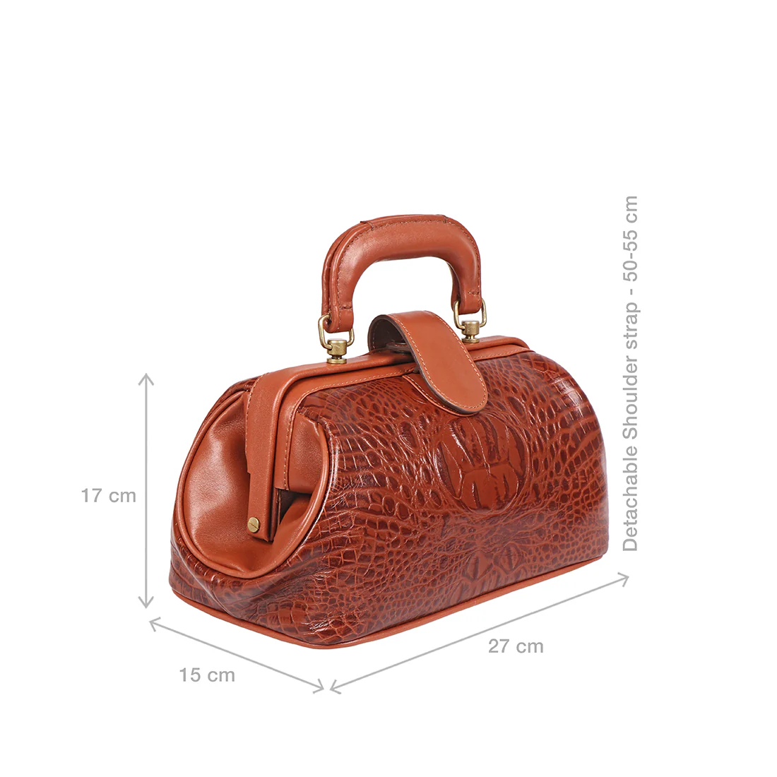 Sasha Tan Leather Satchel - Image 3