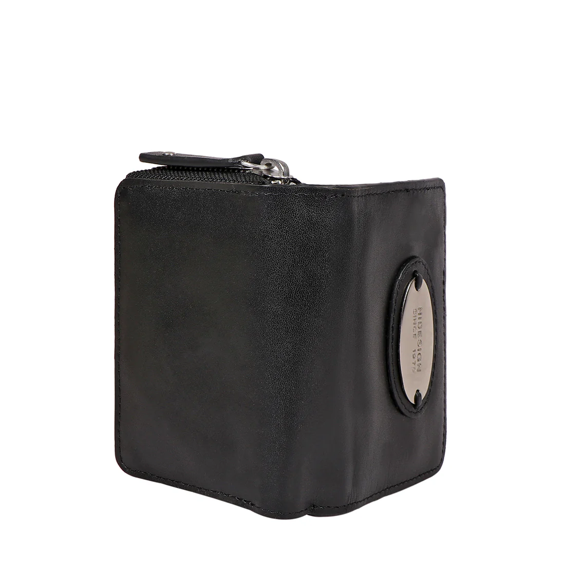 Sauta Fe W2 Black Leather Pocket Wallet - Image 6
