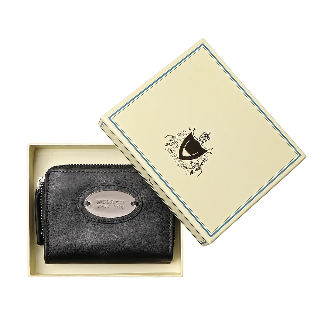 Sauta Fe W2 Black Leather Pocket Wallet - Image 9