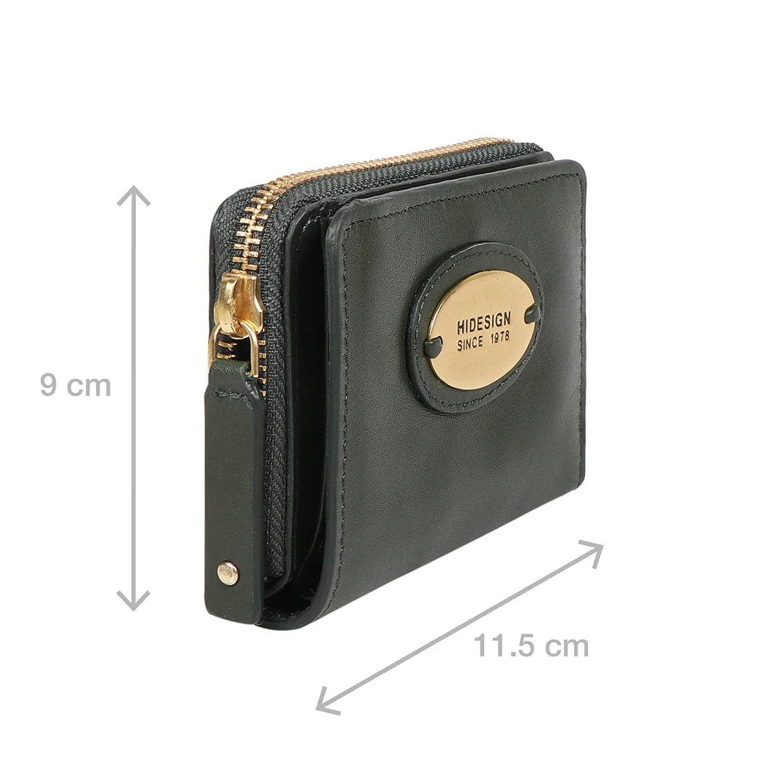 Sauta Fe W2 Green Leather Pocket Wallet - Image 3