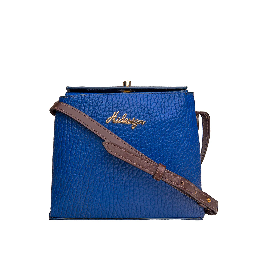 Sb Dione 01 Blue Leather Sling Bag