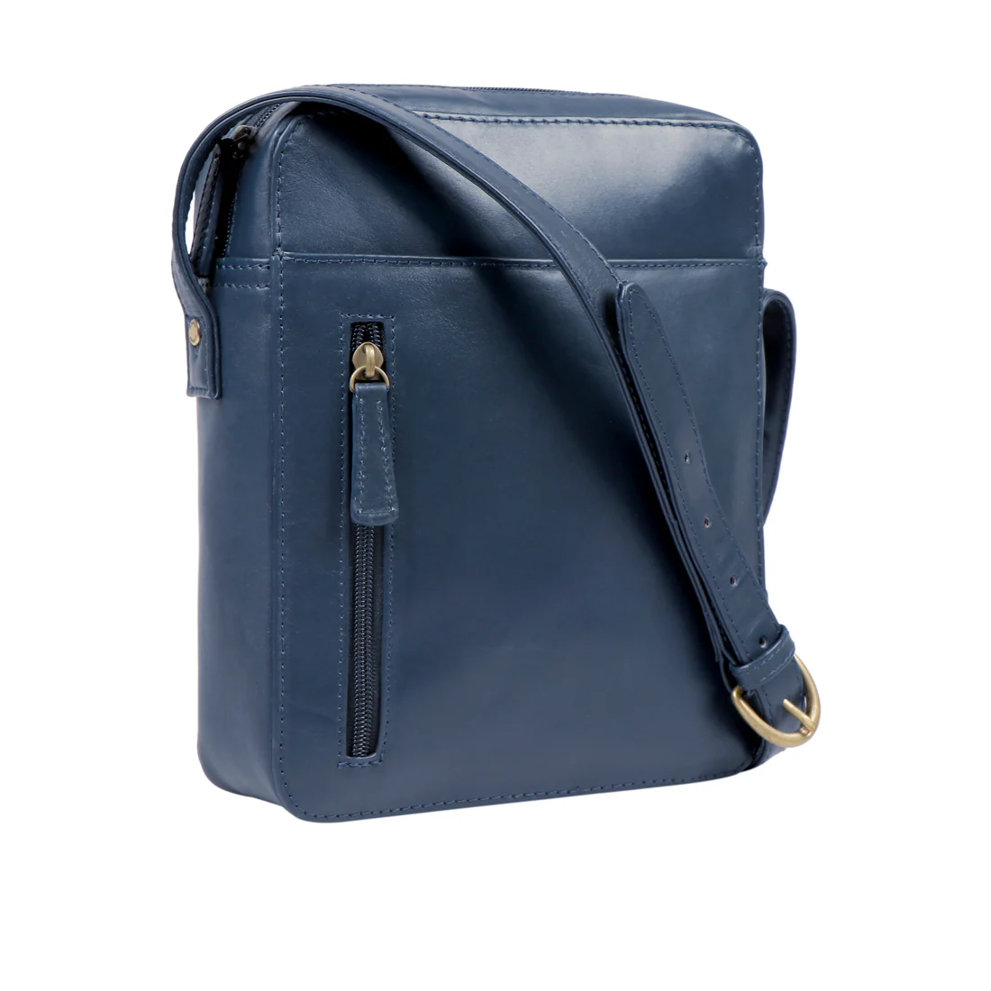 Scaffell Pike 04 Blue Leather Crossbody - Image 2