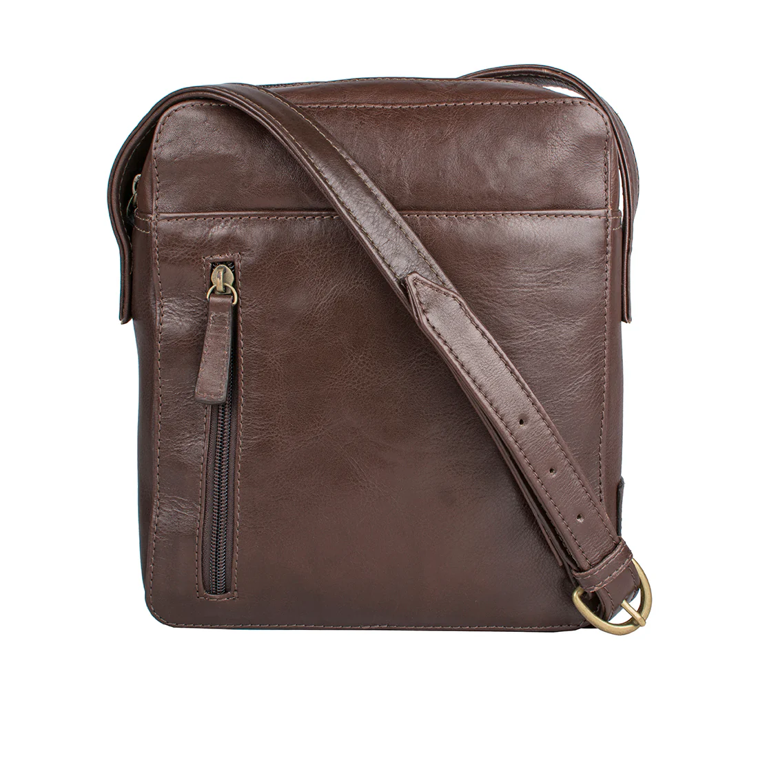 Scaffell Pike 04 Brown Leather Crossbody