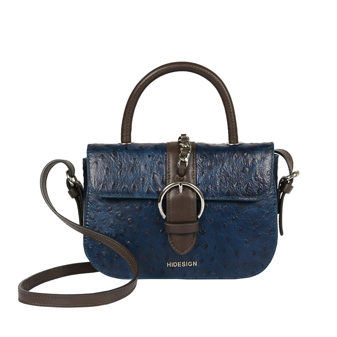 Scala 05 Blue Leather Sling Bag - Image 2