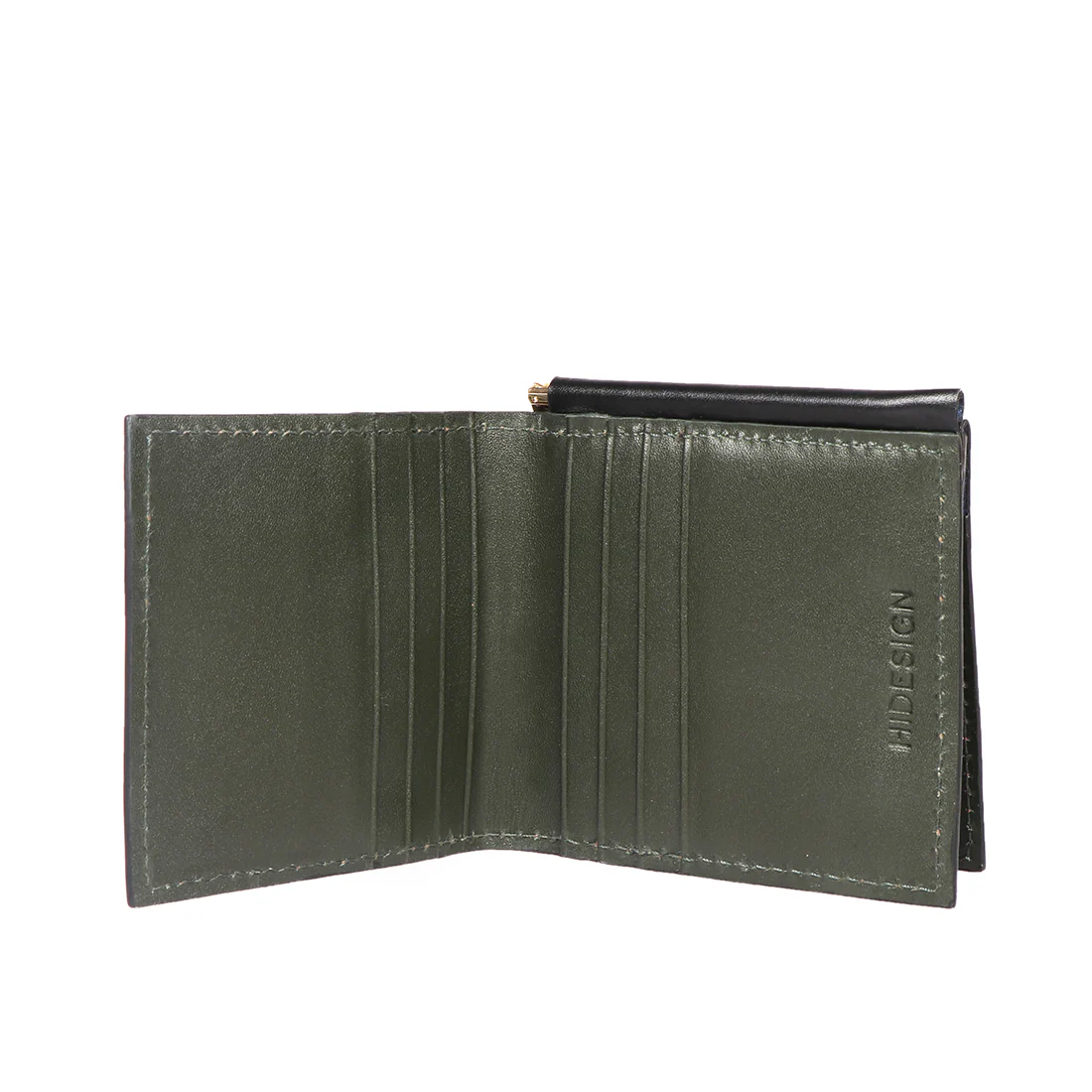 Scooter W2 Black Leather Bi-Fold Wallet - Image 2