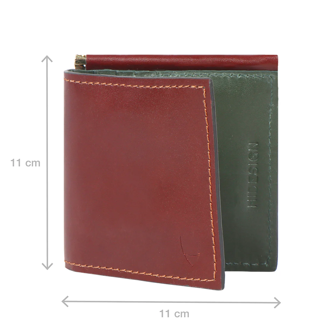 Scooter W2 Brown Leather Bi-Fold Wallet - Image 8