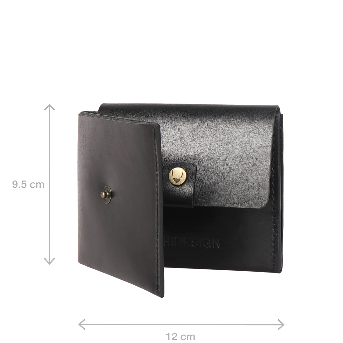 Scooter W5 Black Leather Bi-Fold Wallet - Image 7
