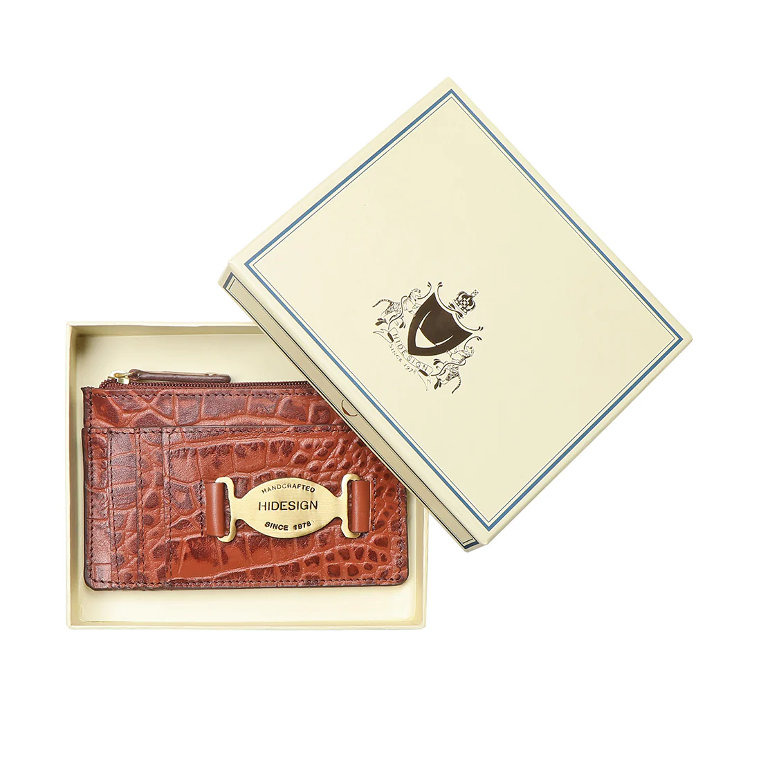 Selena W2 Tan Leather Card Holder - Image 7
