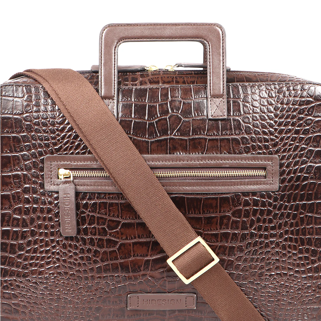 Serrano 02 Brown Leather  Briefcase - Image 4