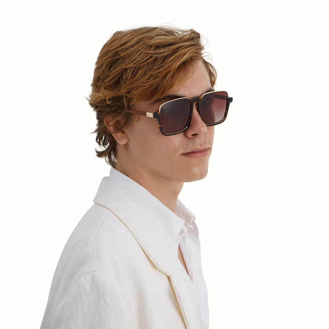 Seychelles Men's Brown Square Sunglasses - Image 2