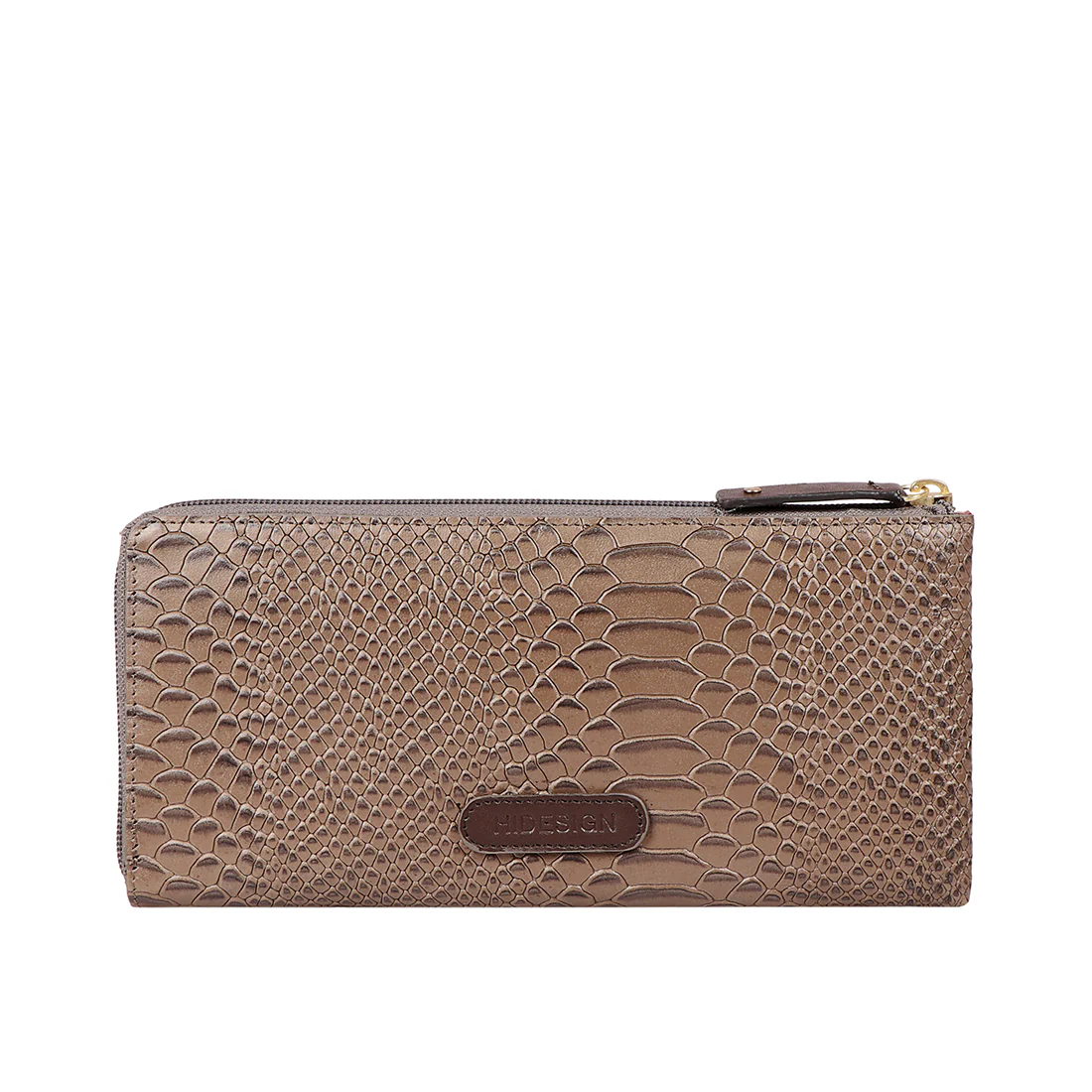 Shawn W1 White Leather Zip Around Wallet - Image 4