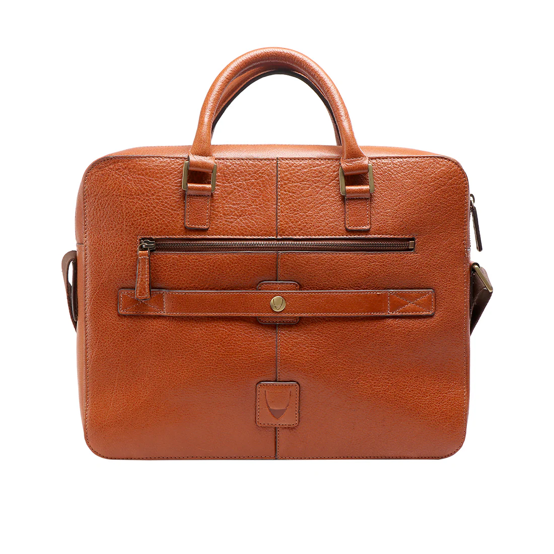 Sherlock 02 Tan Leather  Briefcase - Image 4
