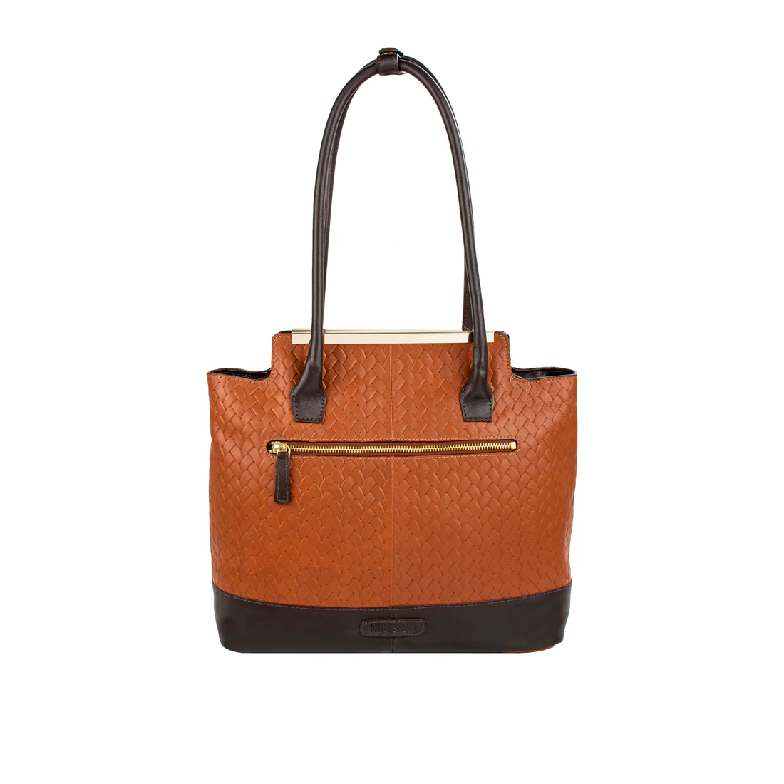 Shinjuku 01 Tan Leather Tote Bag - Image 3