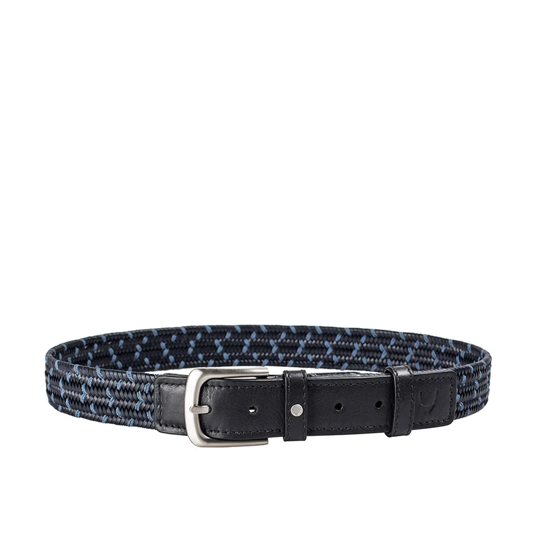 Sienna Men's Blue Non Reversible Leather Belt