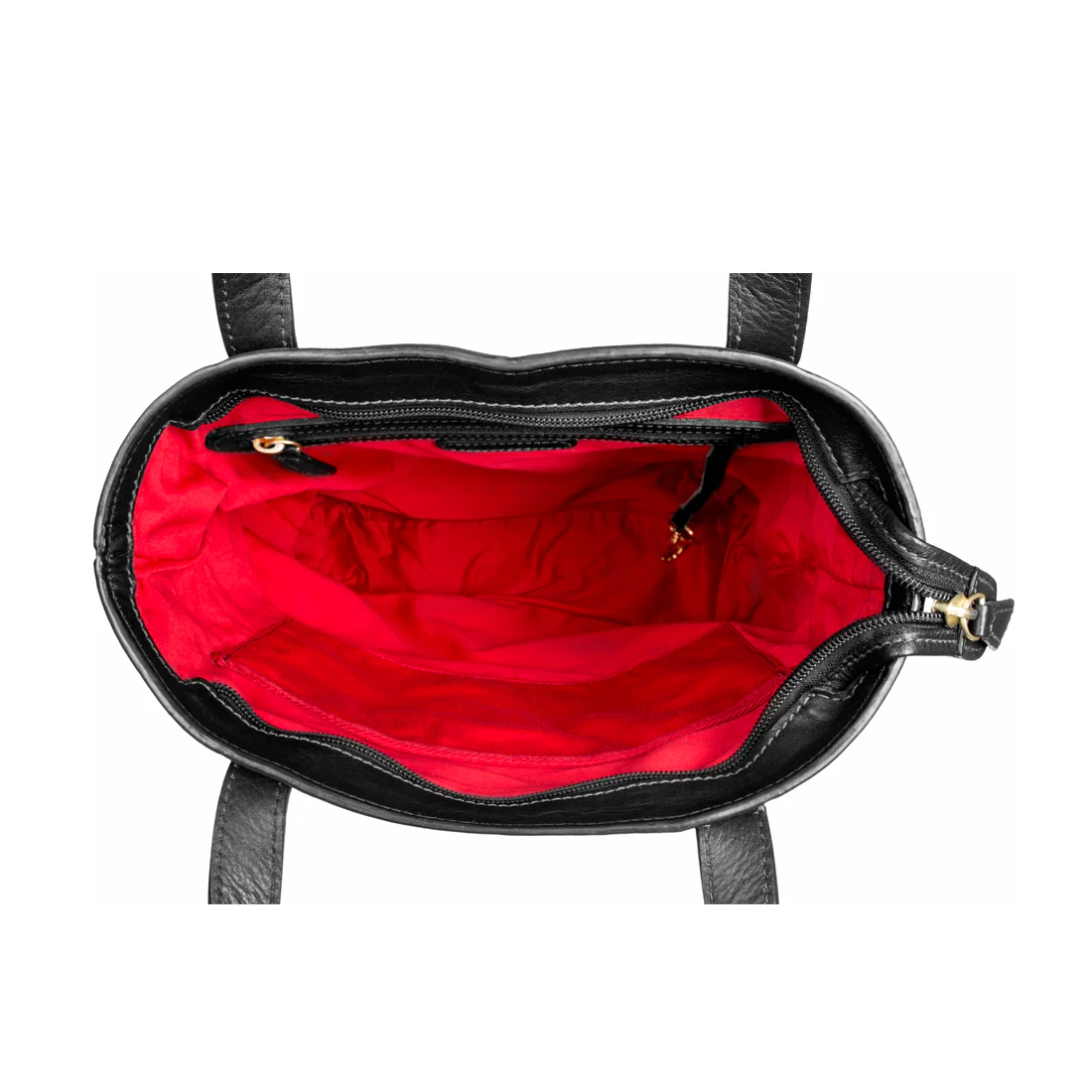 Sierra 02 Black Leather Satchel - Image 4